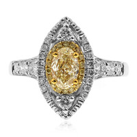 Anello in oro con Diamante Giallo SI2 (CIRARI)