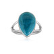 Anello in argento con Opale Atacama Blu