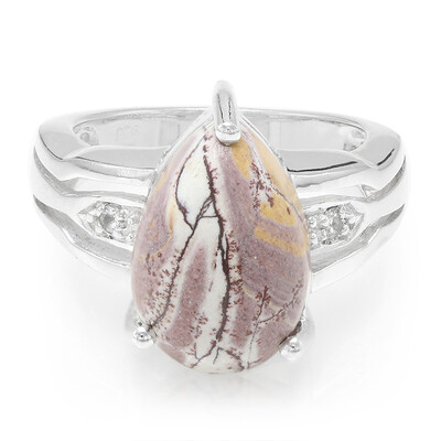Anello in argento con Diaspro Dentritico Sonora