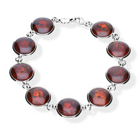 Bracciale in argento con Ambra Baltica