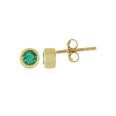 Orecchini in oro con Smeraldo Colombiano