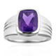 Anello in argento con Ametista Siberiana