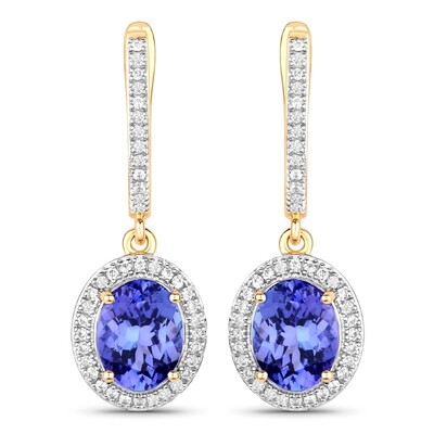 Orecchini in oro con Tanzanite (SUHANA)