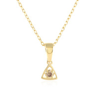 Collana in argento con Diamante Champagne I3