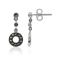 Orecchini in argento con Marcassite