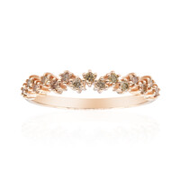 Anello in oro con Diamante Rose de France SI1 di Argyle
