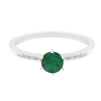 Anello in argento con Smeraldo