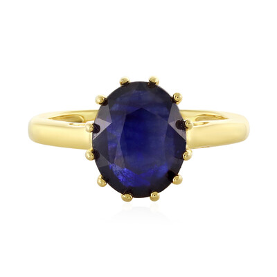 Anello in argento con Zaffiro Blu del Madagascar