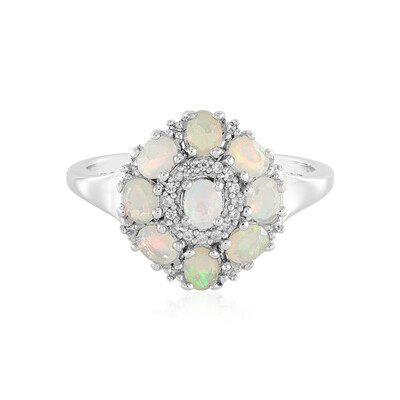Anello in argento con Opale di Welo