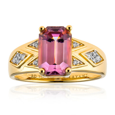 Anello in oro con Diasporo Rosa (AMAYANI)