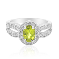 Anello in argento con Peridoto