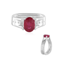 Anello in argento con Rubino del Madagascar (de Melo)