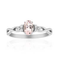 Anello in argento con Morganite del Madagascar