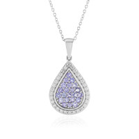 Collana in argento con Tanzanite