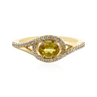 Anello in oro con Sfene