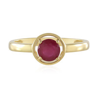 Anello in argento con Rubino del Madagascar