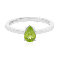 Anello in argento con Peridoto