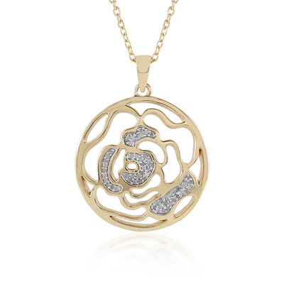 Collana in argento con Diamante I2 (J)