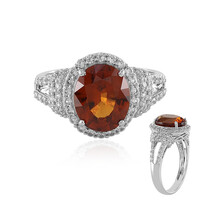 Anello in oro con Granato Essonite