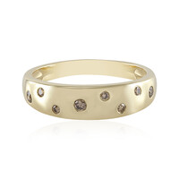 Anello in oro con Diamante Champagne I2 (de Melo)