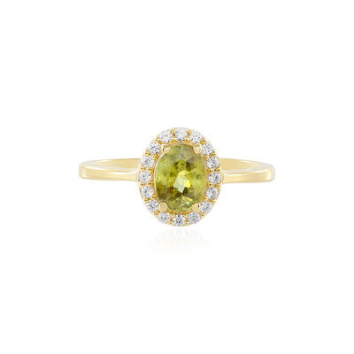 Anello in argento con Sfene