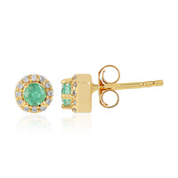 Orecchini in argento con Smeraldo Russo