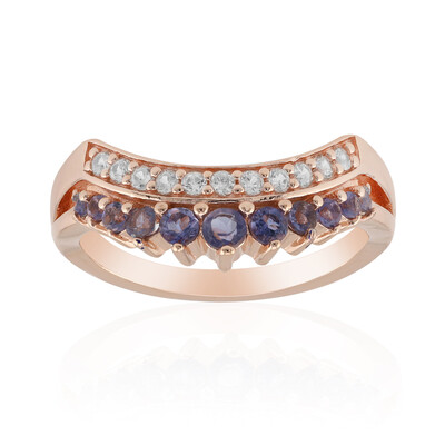 Anello in argento con Iolite