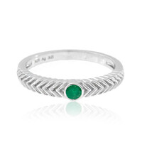 Anello in argento con Smeraldo Zambia