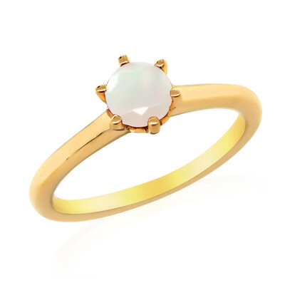 Anello in argento con Opale di Welo