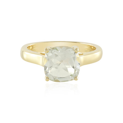 Anello in argento con Ametista Verde