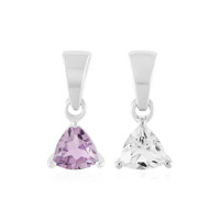 Ciondolo in argento con Ametista Rose de France