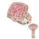 Anello in argento con Zaffiro Rosa (Gems en Vogue)