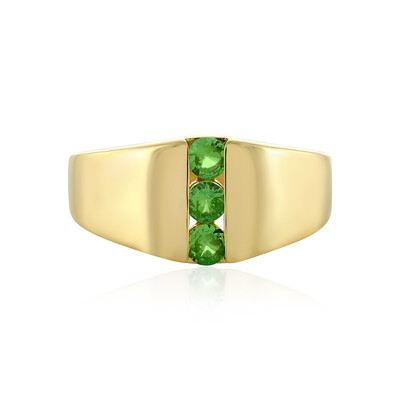Anello in argento con Tsavorite