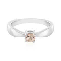 Anello in argento con Morganite