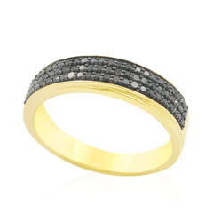 Anello in oro con Diamante Nero