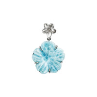 Ciondolo in argento con Larimar