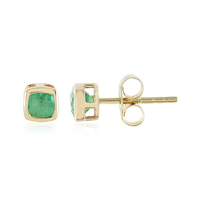 Orecchini in oro con Smeraldo Colombiano