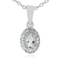 Collana in argento con Acquamarina