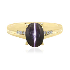 Anello in argento con Sillimanite Occhio di Gatto
