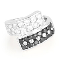Anello in argento con Spinello Nero