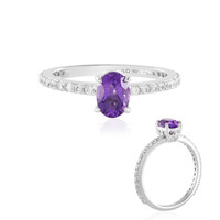 Anello in argento con Ametista Siberiana