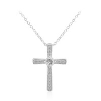 Collana in argento con Topazio Bianco