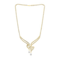 Collana in argento con Topazio Bianco