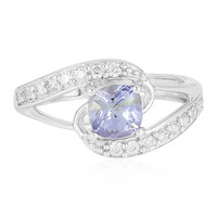 Anello in argento con Tanzanite Bicolore