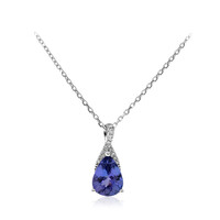 Collana in oro con Tanzanite AAA