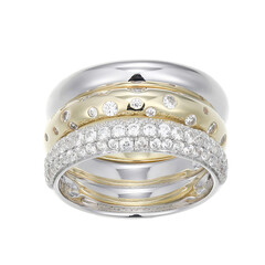 Anello in argento con Zircone (Adela Silber)