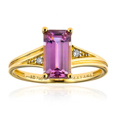 Anello in oro con Diasporo Rosa (AMAYANI)