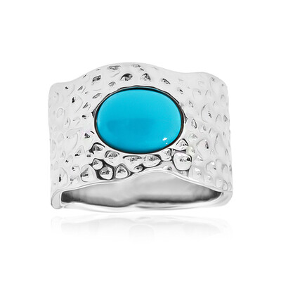 Anello in argento con Turchese Sleeping Beauty (Faszination Türkis)