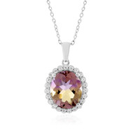 Collana in argento con Ametrina