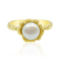 Anello in argento con Perla di Acqua Dolce (TPC)